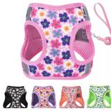 XXS Dog Harness & Leash Set (Pink)