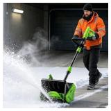 $142 Snow Removal Machine, Cordless, Dual Battery