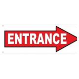 4 Less Co 18x48 Entrance Vinyl Banner Sign