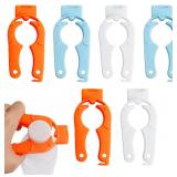 6-Pack Bottle Cap Opener, 3-in-1 Gripper