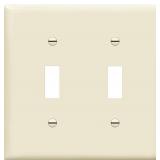 ENERLITES 2-Gang Toggle Wall Plate 8812-LA