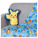 Pokemon Pikachu Throw Blanket + Pillow 40x50