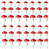 Gyufise 30Pcs Mushroom Cake Decorations
