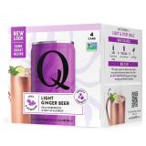 4 Pack - Q Ginger Beer Lite 7.5 fl oz