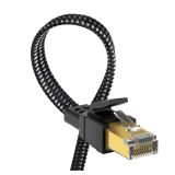 Cat 8 Ethernet Cable 10ft Nylon Braided RJ45