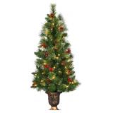 GOFLAME 3ft Prelit Pathway Tree, 40 LEDs