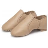(12ML) Stelle Jazz Shoes: Slip-On Leather for Kids