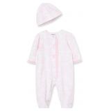 PREEMIE Little Me Baby Girls Cotton Romper & Hat