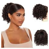 PEACOCO Curly Ponytail 6' Afro Hairpiece