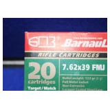 7.62 x 39 Match 123gr Barnaul 20 Rounds