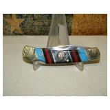 Native American Inlay Pocket Folder