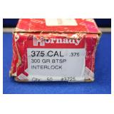 Hornady .375 Cal 300gr BT-SP Interlock 50 Pieces