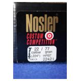 Nosler Custom Competition .22 Cal 77gr HPBT 100rds