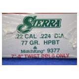 Sierra .22 Cal 77gr HPBT 500 Pieces