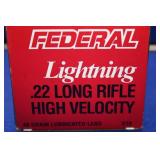 500 Rounds Federal Lightning .22LR 40gr