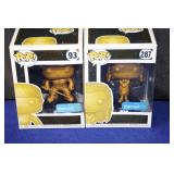 Star Wars Funko Pop Gold Metallic #93 & #287