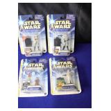 Star Wars Figures on Card X4
