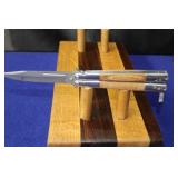 Wood Scale Butterfly Knife