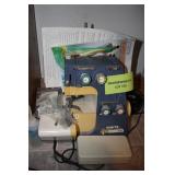 White Super Lock 534 Sewing Machine