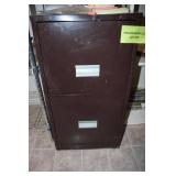 2 Drawer Metal File Cabinet