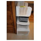 Lot of Plastic Drawers/ Containers