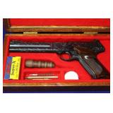 Robert Valade Engraved Colt Woodsman Match Target