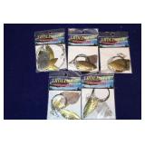 New Shasta Tackle #4 Brass Flashers X5