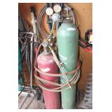 Cutting Torch Set on Cart