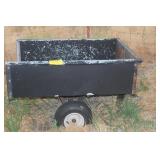 Metal Tow Behind Yard Cart