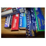 Lot of Foil,WaxPaper ,Frezeer Paper