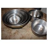 Lot of Stainless Steel Bowls