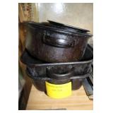 Lot of Roasting Pans
