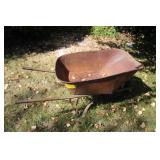 Vintage Metal Wheelbarrow