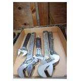 Lot of  Cresent Wrenches