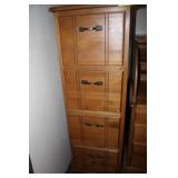 Nice Large Wood File Cabinet