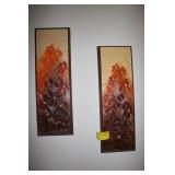 2 Raised Flower Pictures