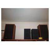 2 Sets of Vintage Speakers