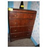 Vintage Waterfall Dresser