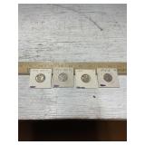 4 Buffalo Nickels, see photos