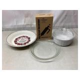 NIB Pampered Chef, pie plates, covered dish