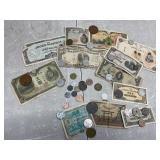 Foreign coins & Paper Money i