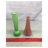 Vintage Swirl Design Vases