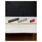 3 HO Gauge Passenger Cars & Caboose