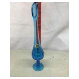 Fenton Thumbprint Swung Vase