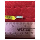 Ring w/ 4 Stones Stamped 925