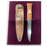 Vintage Imperial Knife w/ Leather Sheath