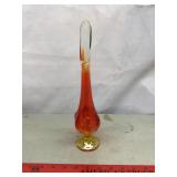 Viking 6 Petal Persimmon Swung Vase
