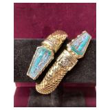 Whiting Davis 1970ï¿½s Egyptian Revival Bracelet
