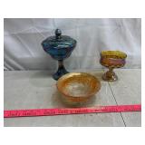Carnival Glass Candy Dishes