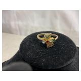 Ring size 7.75. Marked 10K GS